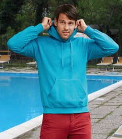 swim hoodie in pool